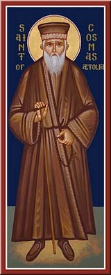 Икона Священномученик Косма Этолийский