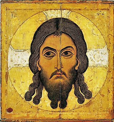 Икона Спас Нерукотворный. XII в. Новгород