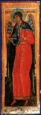 Икона Архангел Гавриил, из деисусного чина  17 век